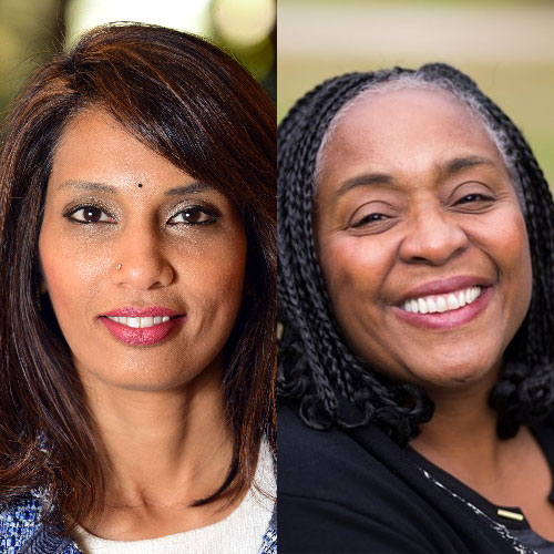 Anu Varadharajan and Michelle Thompson