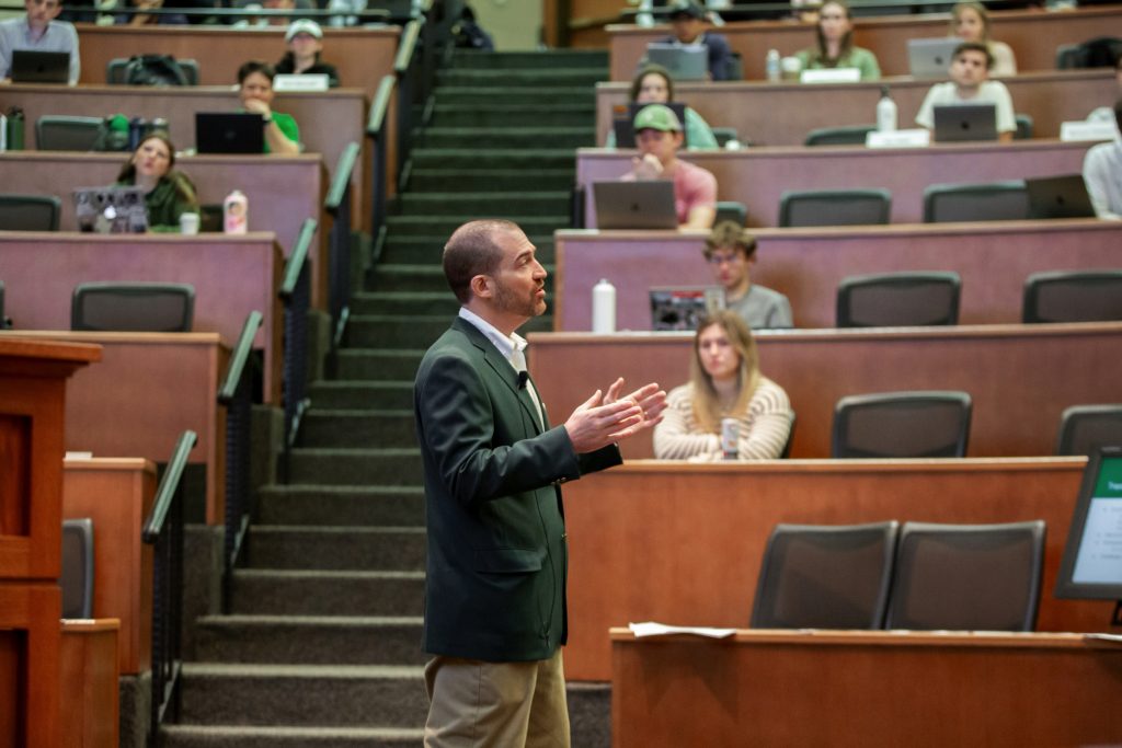 Andy Hagans Speaks at University of Notre Dame