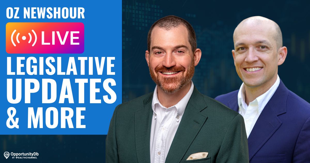 OZ NewsHour: Congress Has Work To Do - OpportunityZones.com