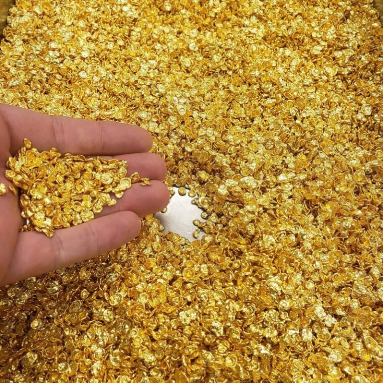 The Wyoming Reserve gold flakes