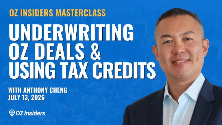 Underwriting OZ Deals and Utilizing Tax Credits